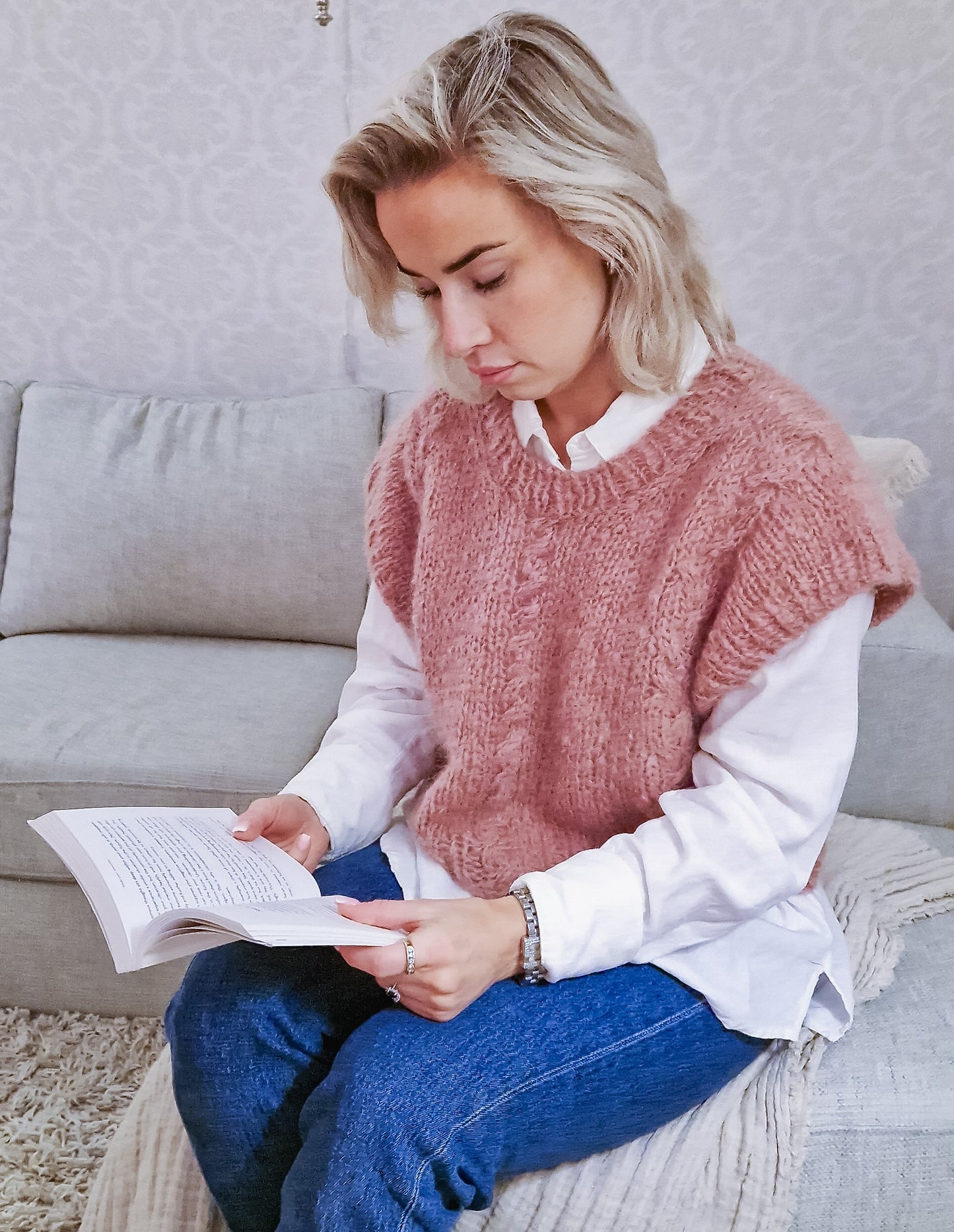 EVAS FLETTEVEST (EMMA Knitwear)